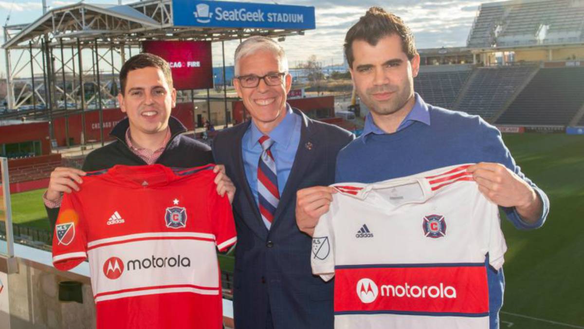 Nelson Rodríguez, Chicago Fire GM with Driblab, Salvador Carmona