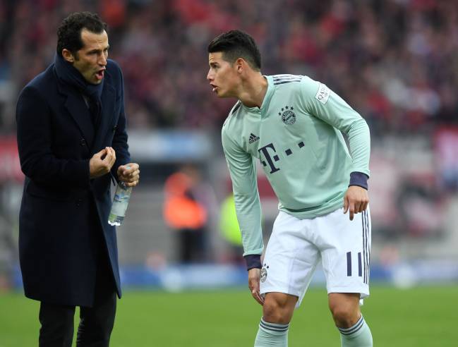 Bayern Munich's Colombian midfielder James Rodriguez could soon by in Serie A.
