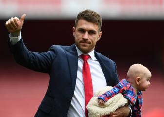Ramsey 'very emotional' at Arsenal farewell
