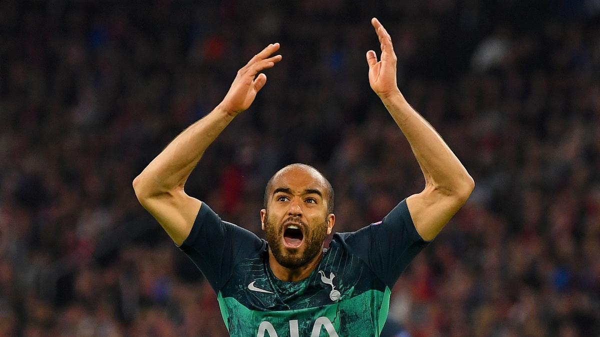 Champions League hat-trick puts Tottenham's Lucas in esteemed company
