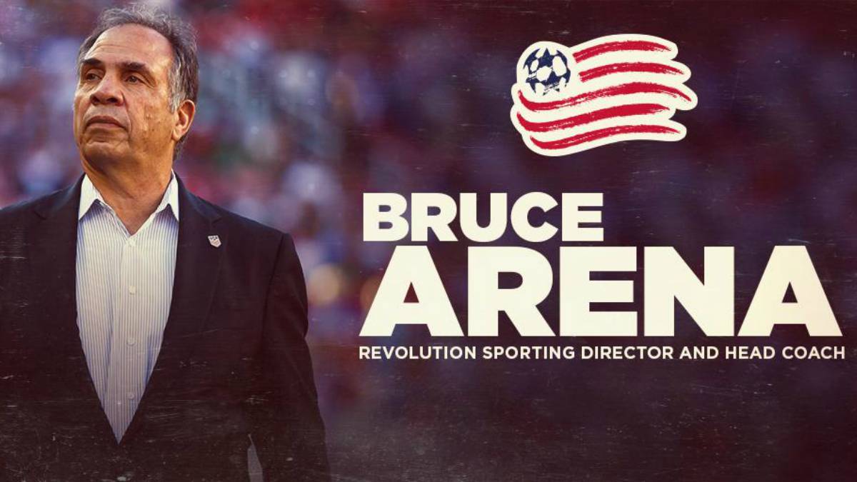 New England Revolution announced the hiring of Bruce Arena