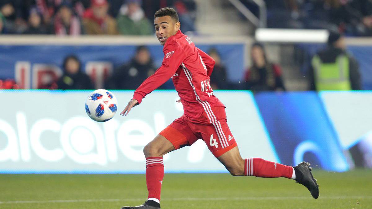 USMNT Tyler Adams in action with his new club, RB Leipzig