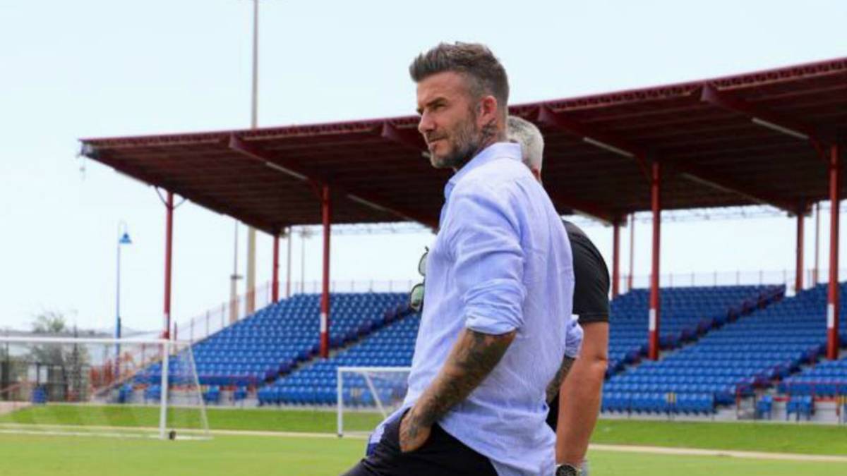 David Beckham sighseeing Inter Miami youth and venues