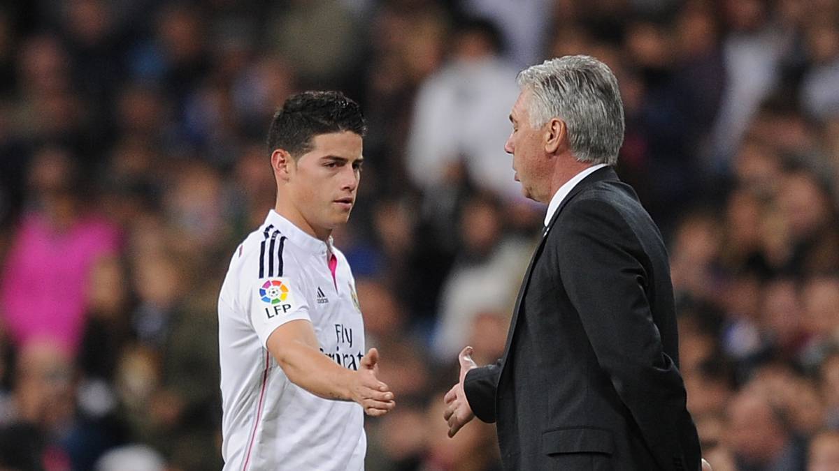 "Ancelotti is crazy about James": Italian coach wants Real Madrid midfielder at Napoli