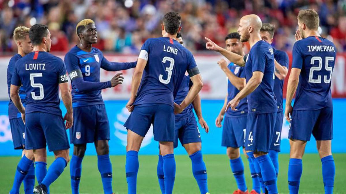 The United States Men's National Team in action