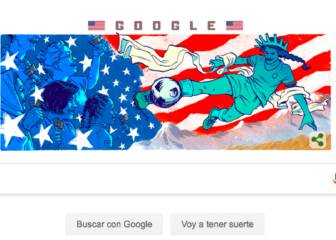 Google: WWC Doodles show USA-Spain contrast