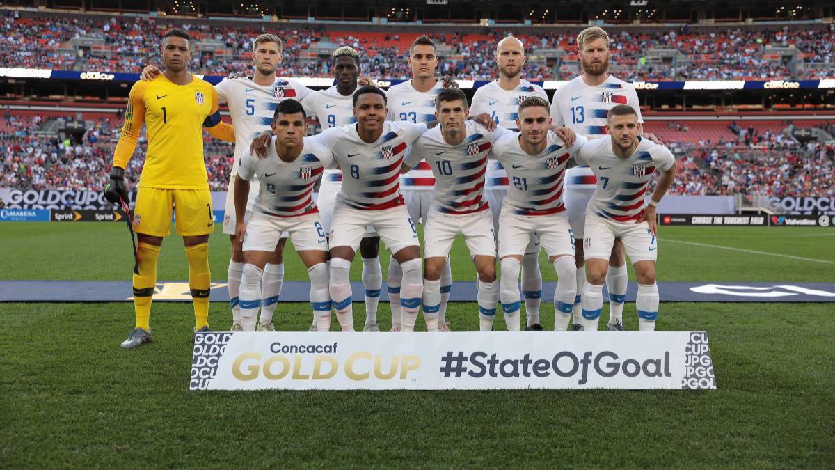 United States Men's National Team Gold Cup lineup