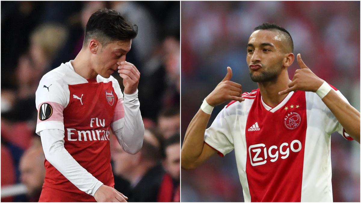Overmars tells Arsenal: Sell Ozil and buy Ziyech from Ajax