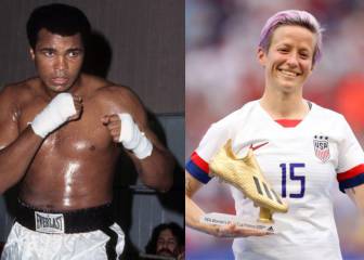 Megan Rapinoe is compared with Muhammad Ali