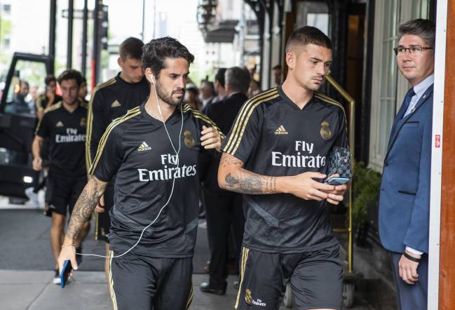 Montreal training | Isco present