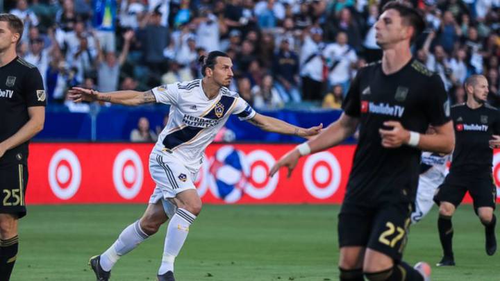 Zlatan Ibrahimovic after scoring against LAFC to tie the game