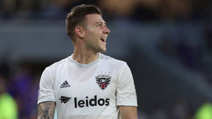 Paul Arriola in action with DC United at the MLS