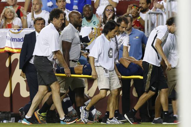 The lows | Asensio stretchered off.