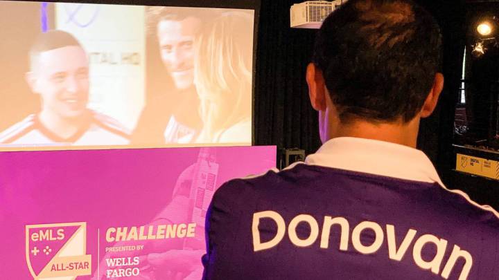Landon Donovan present at the eMLS All-Star Challenge in Orlando