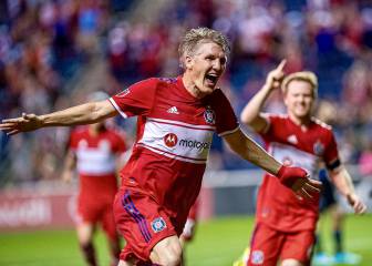 Bastian Schweinsteiger gets off the mark in dramatic style