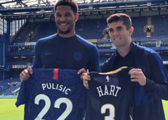NBA's Josh Hart paid Pulisic a visit at Stamford Bridge