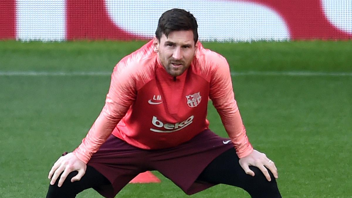 Messi returns to full training with Barcelona