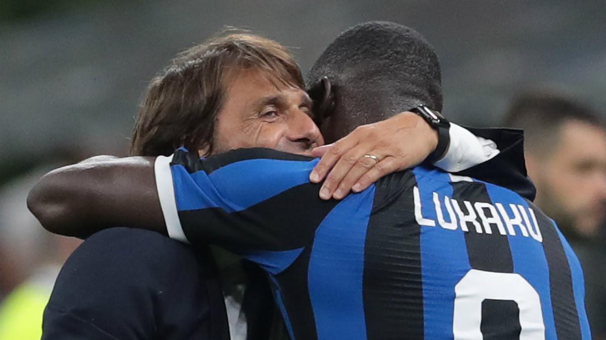 Conte hails gentle giant Lukaku after goalscoring Inter debut
