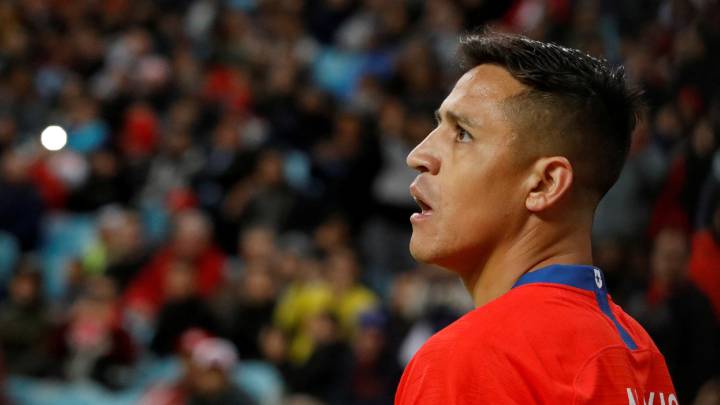 Alexis Sanchez after the Copa America Brazil 2019 - Semi Final Chile vs Peru