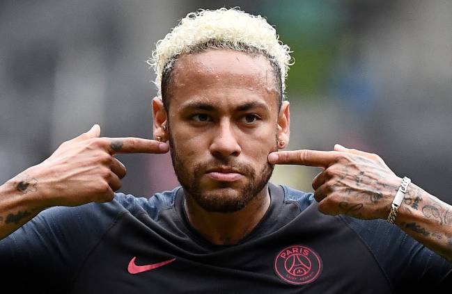 The much-spotted Neymar.