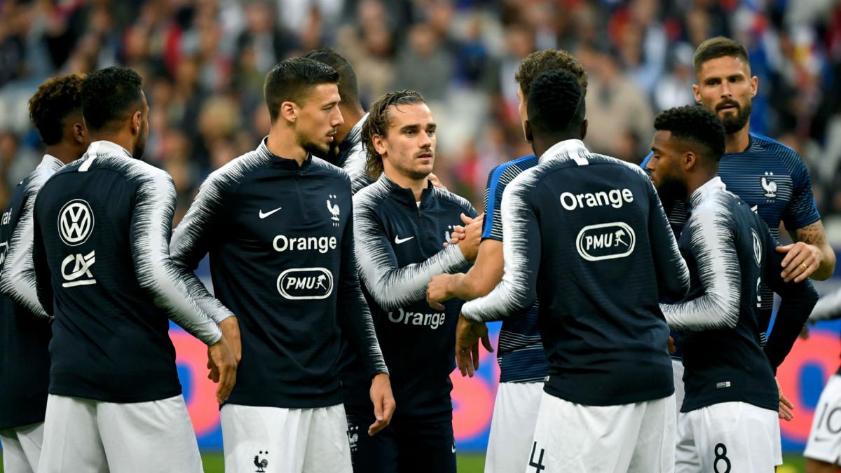 France's Euro 2020 qualifier with Albania briefly delayed after national anthem mix-up
