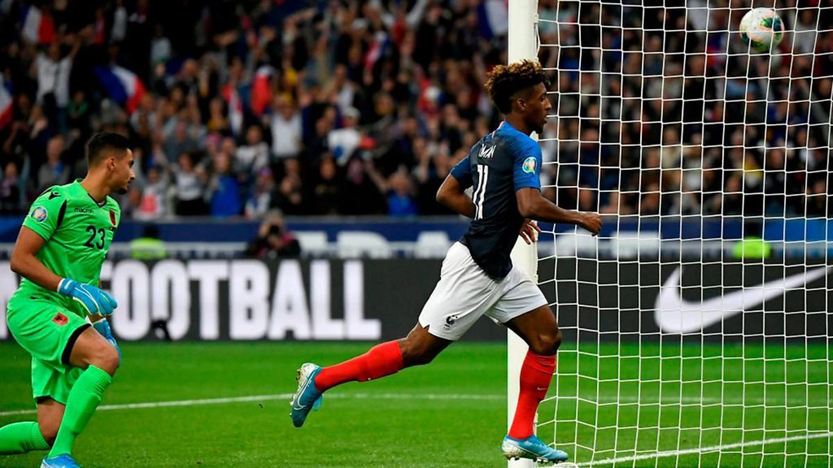 Deschamps praises Coman after France brace