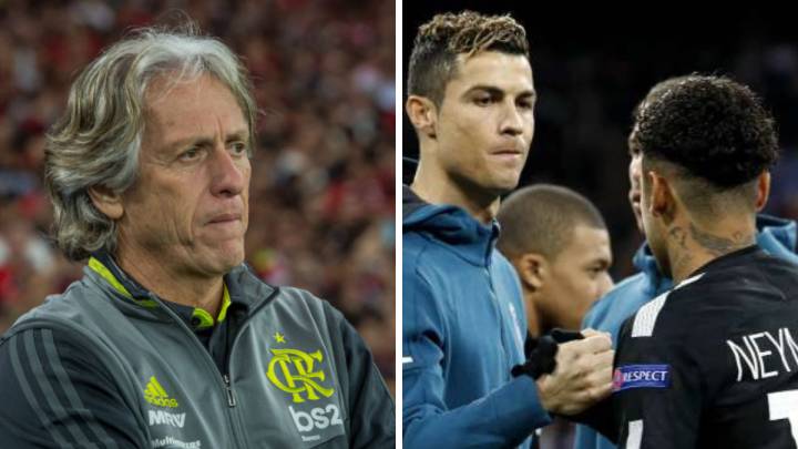 Jorge Jesús: "Neymar could be the best if he had Cristiano's mentality"