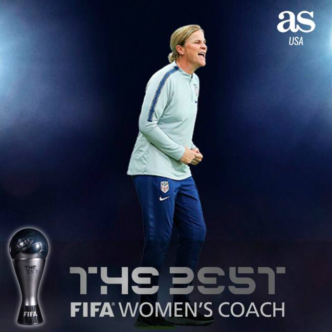 Jill Ellis named FIFA The Best coach of the year