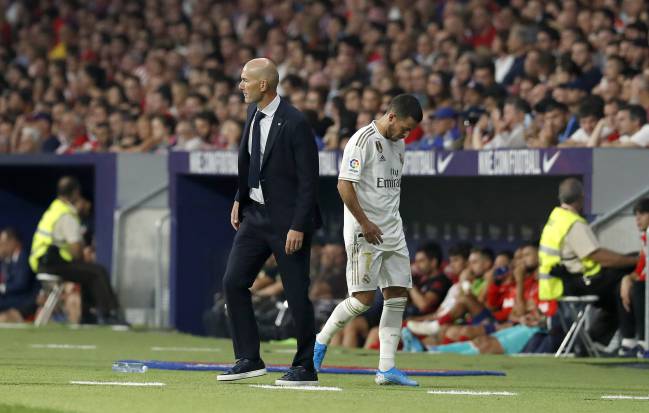 More minutes in the bank | Eden Hazard subbed off.