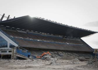 The Vicente Calderón... going, going, almost gone