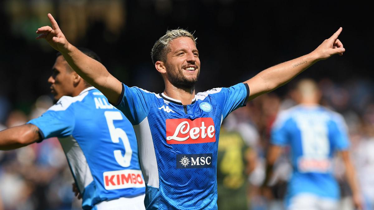 Mertens targets Napoli goals record after beating Maradona haul