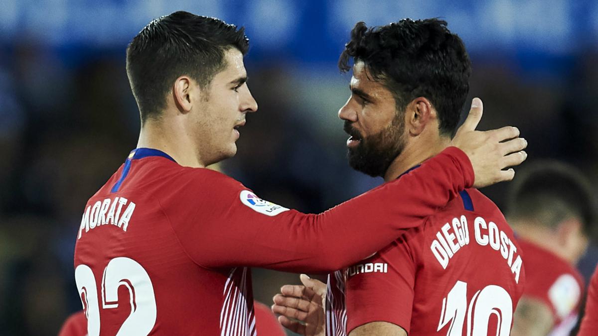 Simeone insists Costa is happy for Morata despite losing place to in-form Atletico Madrid striker