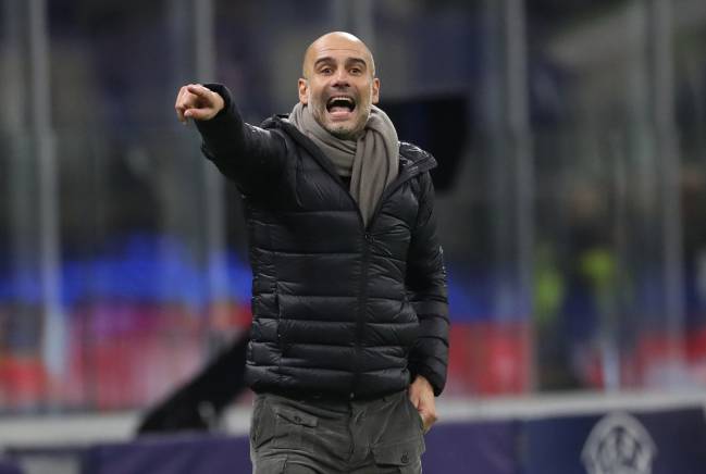 Manchester City manager Pep Guardiola.