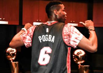 Man United's Pogba watches Butler & Heat in Miami