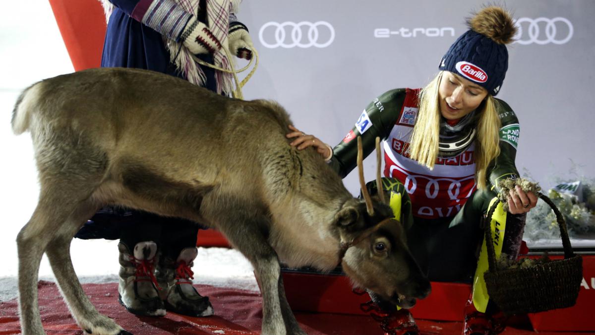Look out Santa! Record-breaking Shiffrin wins fourth reindeer in Levi