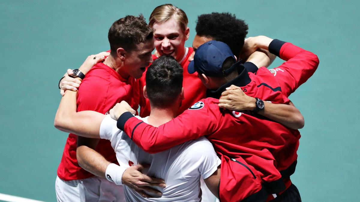 Canada outlast Russia to book historic Davis Cup final berth