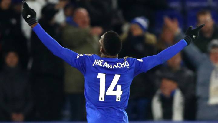 Iheanacho's last-gasp strike gives Leicester win over Everton