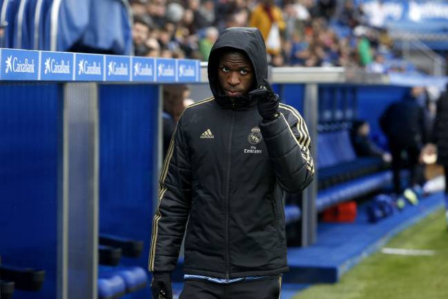 Benched star Vinicius