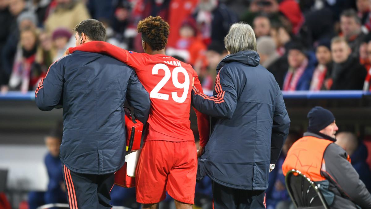 Coman suffers no serious knee damage