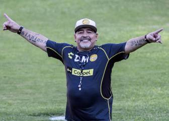Maradona, after three days of partying:
