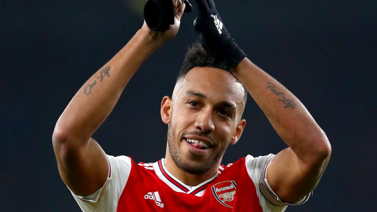 I'm 100 per cent here - Aubameyang responds to Arsenal exit rumours