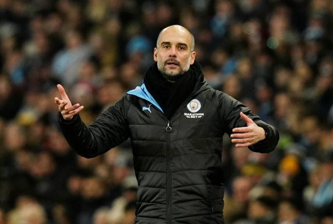 Manchester City manager Pep Guardiola.