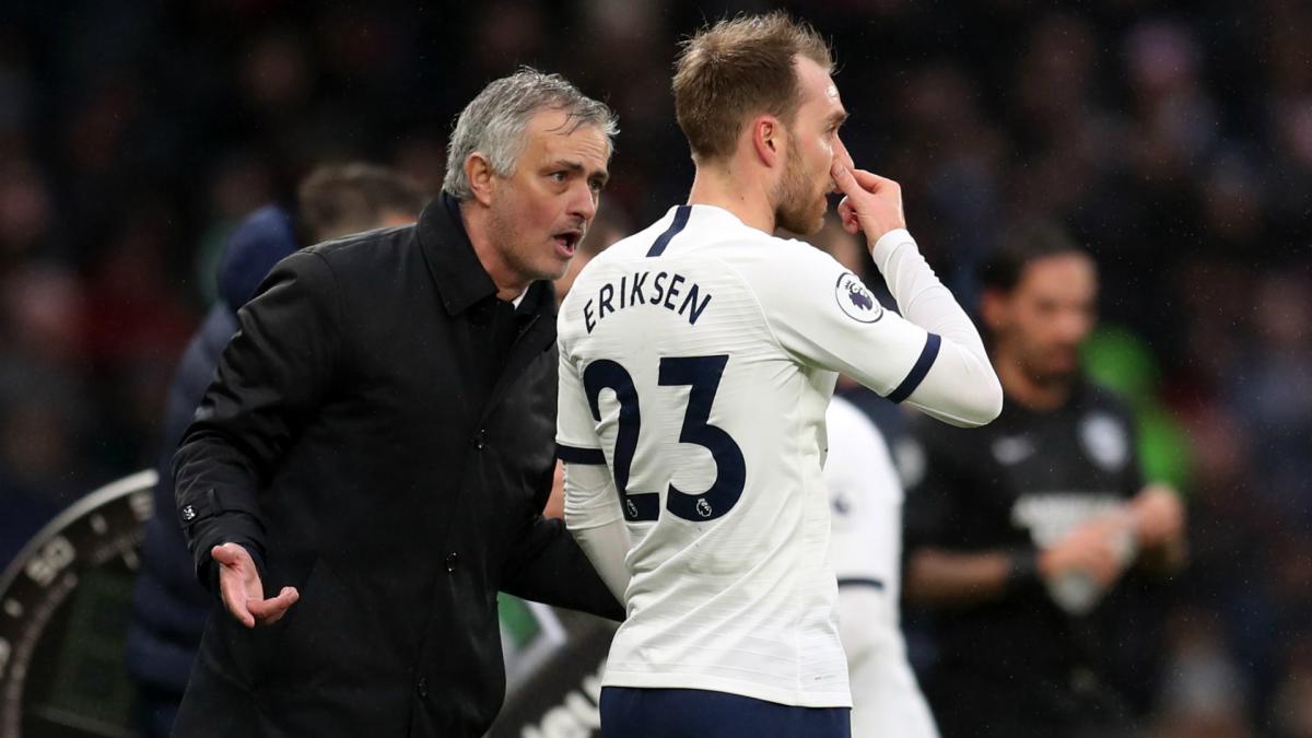 Mourinho says 'I'm not an idiot' over Eriksen form as he waits for Gedson Fernandes news