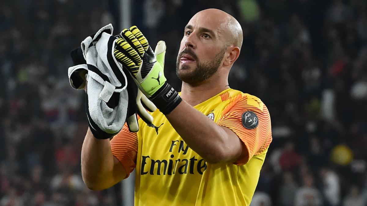 Reina joins Villa on loan as Begovic moves to Milan