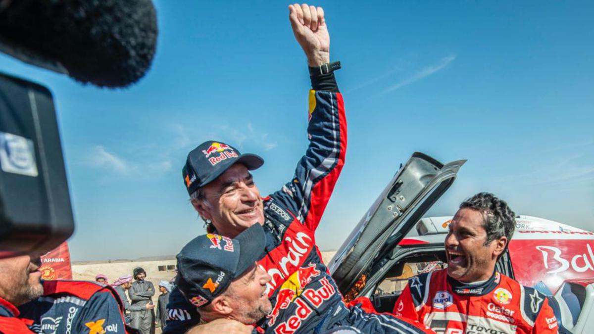 Carlos Sainz wins third Dakar Rally at 57