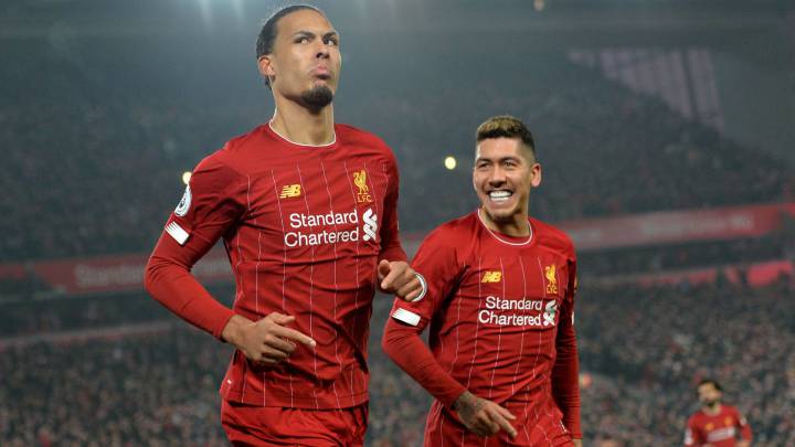 Van Dijk and Salah send Liverpool 16 points clear at the top