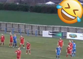Non-league player issued three cards in one passage of play