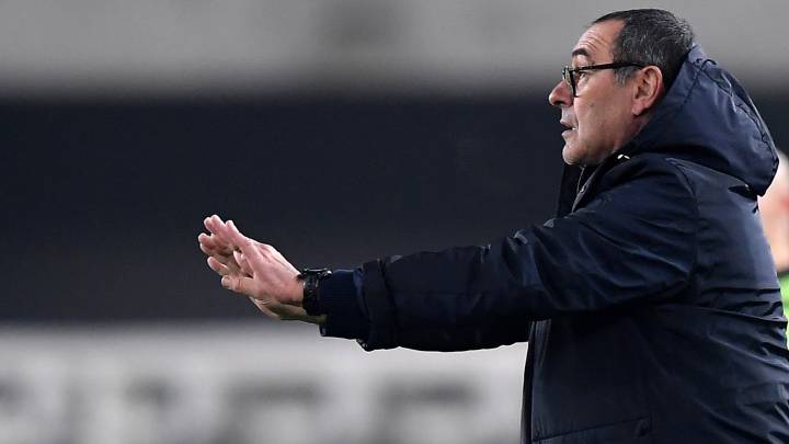 Sarri laughs off Klopp's admission that Juventus were his favourites to win the Champions League