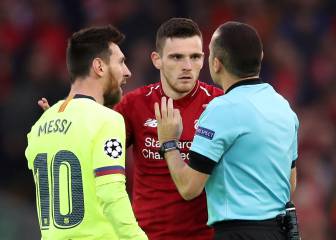 Andy Robertson: “I wish I’d never ruffled Messi’s hair”