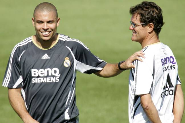 Ronaldo with Capello.